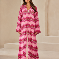 Kaafmoon Lurex Fushia