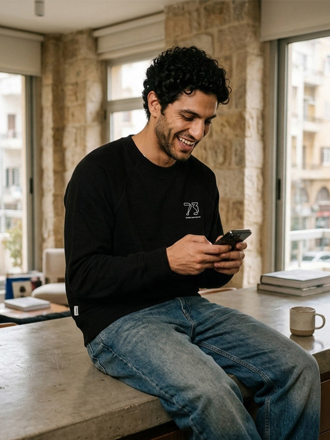 RSPR BLACK SWEATSHIRT
