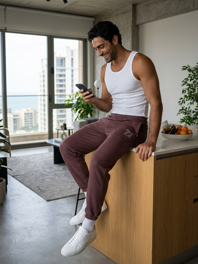 RSPR BROWN SWEATPANTS