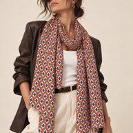By Rita Raphael Printed Cotton Shawl