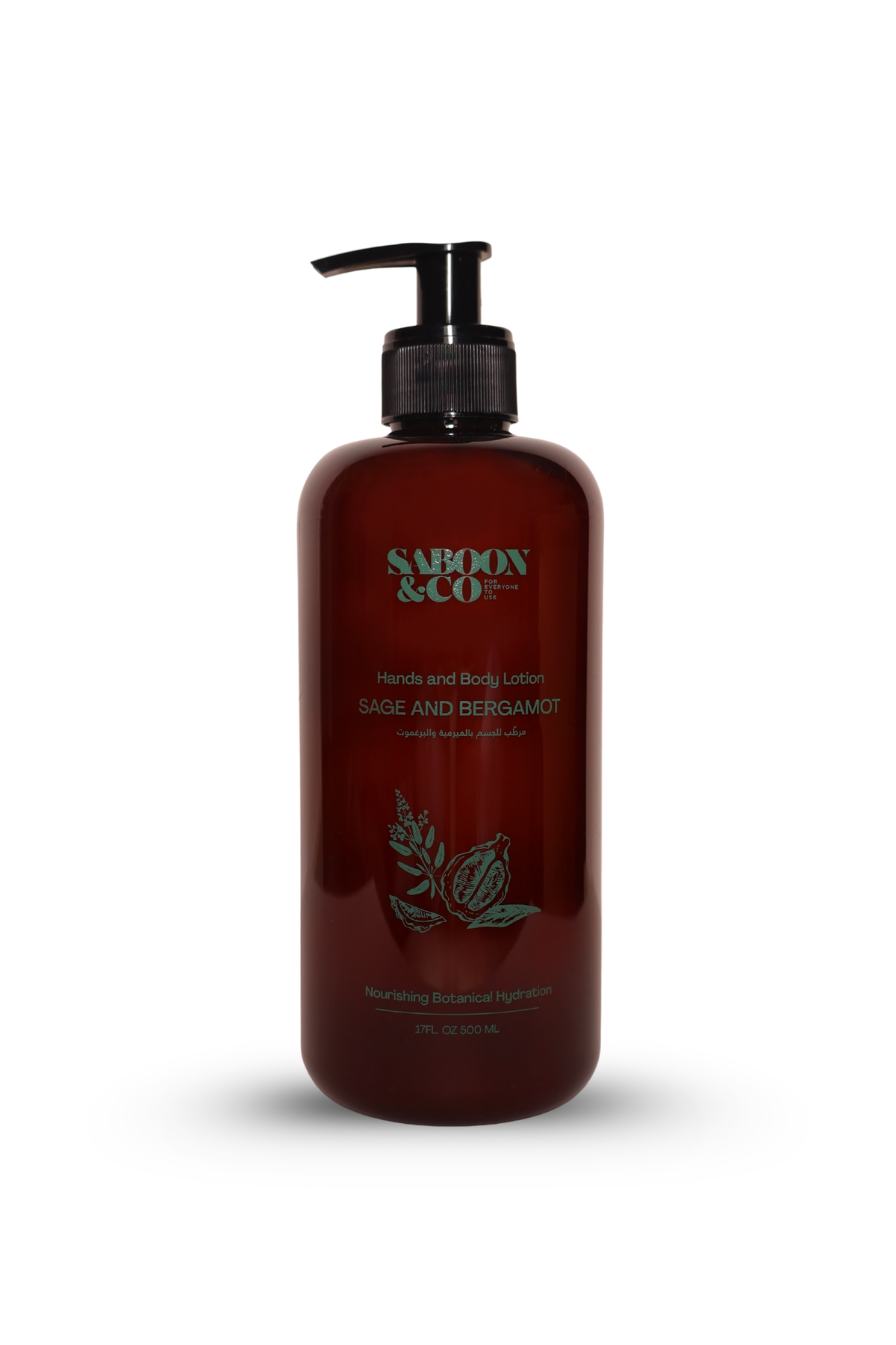 Saboon & Co Sage & Bergamot Hand and Body Lotion