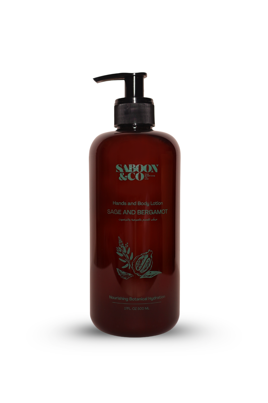 Saboon & Co Sage & Bergamot Hand and Body Lotion
