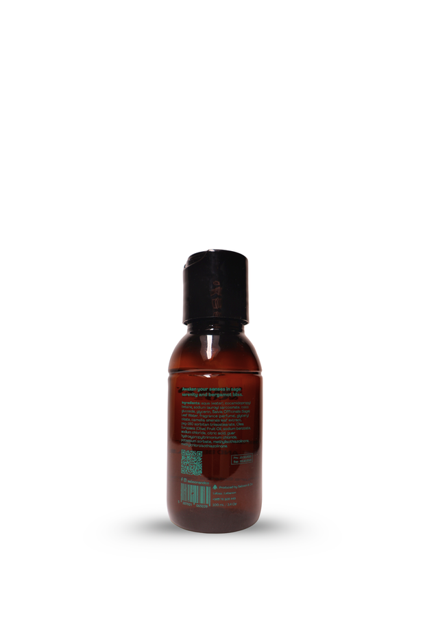 Saboon & Co Sage & Bergamot Sulfate Free Shower Gel
