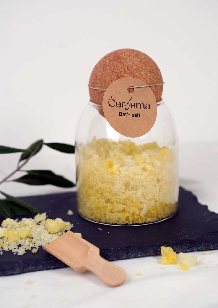 Curcuma Bath salt jar