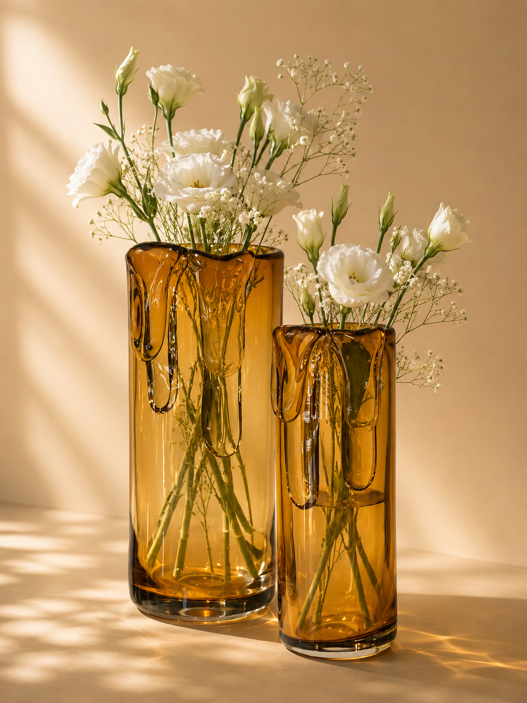 Tati deco Murano glass honey design small