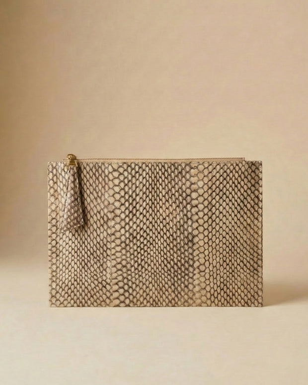 The Clutch snake bag