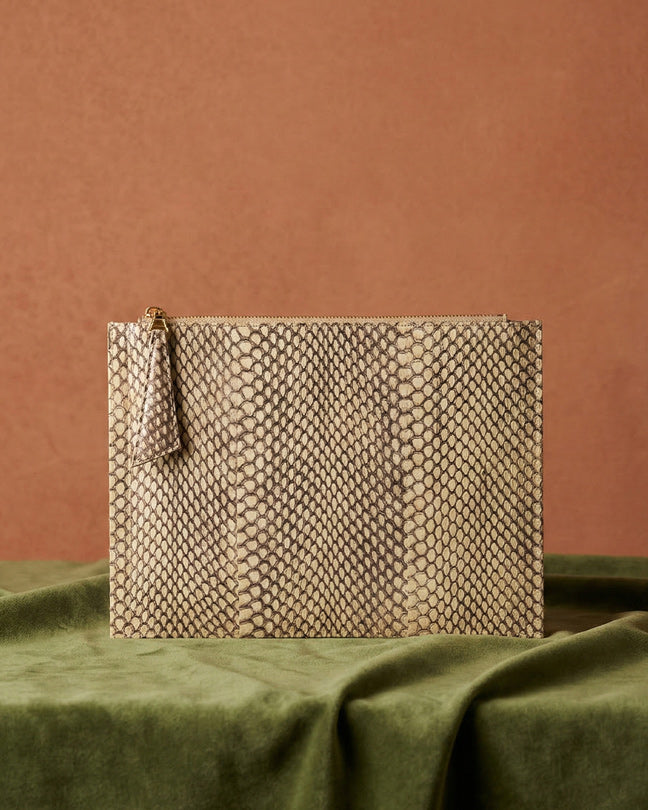 The Clutch snake bag