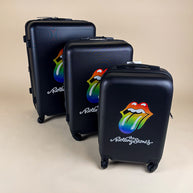 The Rolling Stones Play With Fire 3-Piece Hardside Spinner Bravado Luggage Set