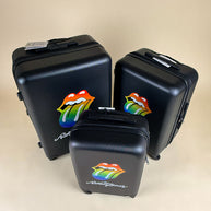 The Rolling Stones Play With Fire 3-Piece Hardside Spinner Bravado Luggage Set