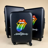 The Rolling Stones Play With Fire 3-Piece Hardside Spinner Bravado Luggage Set
