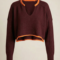 Urban Outfitters burgendy orange sweater