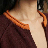 Urban Outfitters burgendy orange sweater