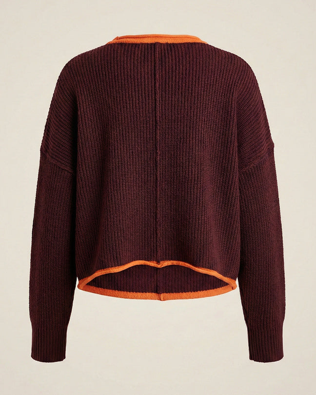 Urban Outfitters burgendy orange sweater