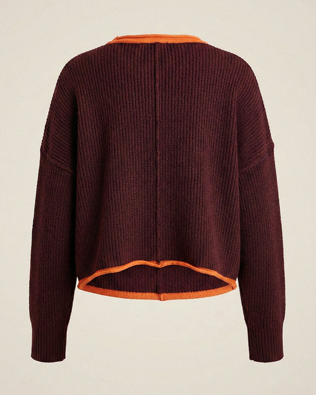 Urban Outfitters burgendy orange sweater