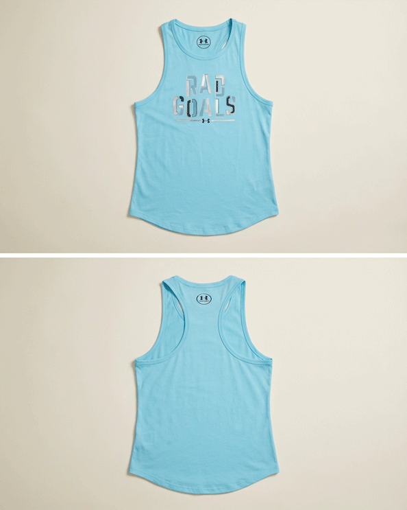 Under Armour-Shirt Blue RD GOALS