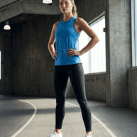 Under Armour Blue & Black Back-Strap Training Tank