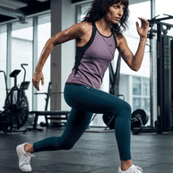 Under Armour Greyish Purple Training Tank