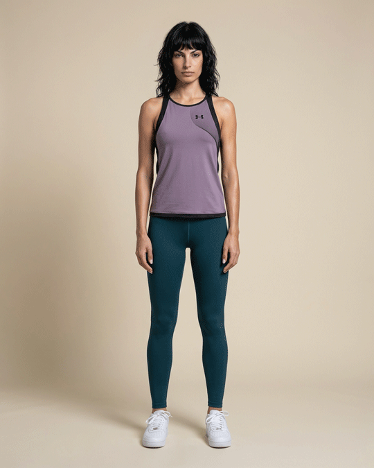 Under Armour-Shirt greyish purple:black