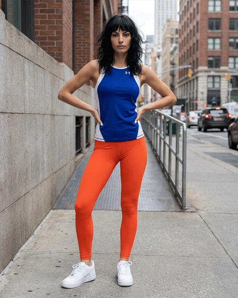 Under Armour Indigo & White Training Tank