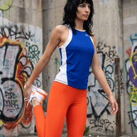 Under Armour Indigo & White Training Tank