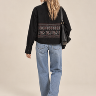 By Rita Raphael Velvet Shirt Jacket
