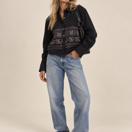 By Rita Raphael Velvet Shirt Jacket