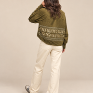 By Rita Raphael Velvet Shirt Jacket