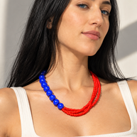 Yellow Elephant Riviera Rouge Choker