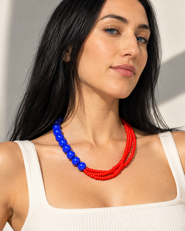 Yellow Elephant Riviera Rouge Choker