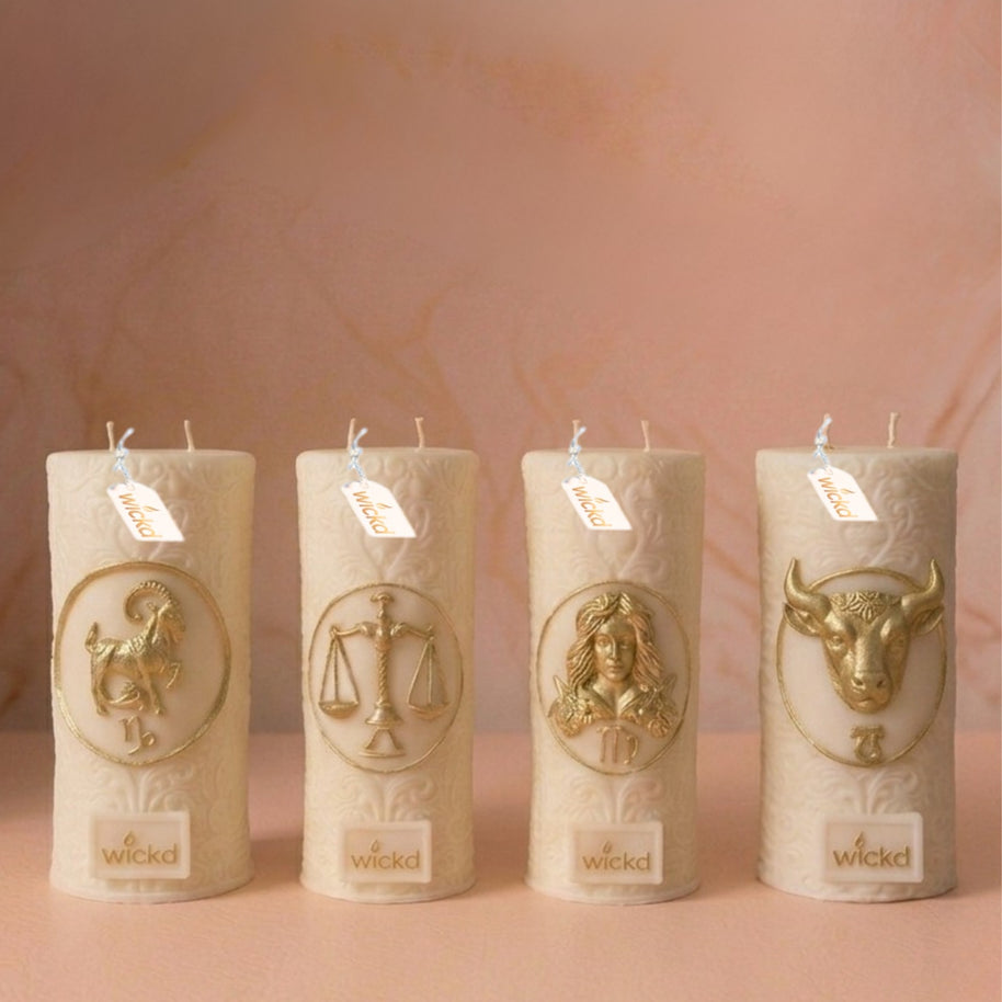 Wickd Candles Zodiac Sign Candle