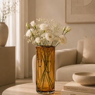 Tati deco Murano glass honey design small