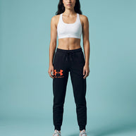Under Armour Black orange logo jogger