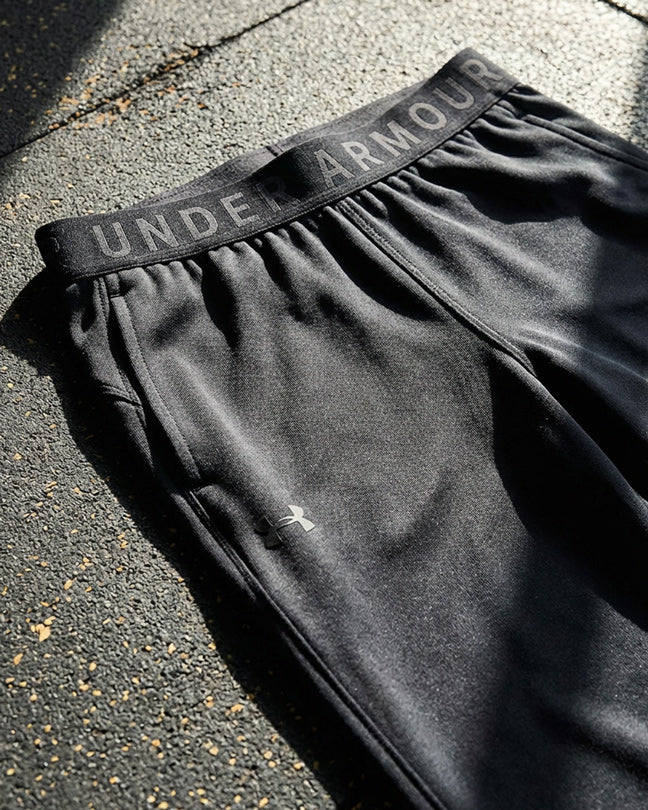 Under Armour black wide jogger
