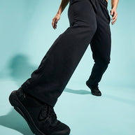 Under Armour black wide jogger