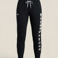 Under Armour Black and white logo jogger
