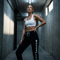 Under Armour Black and white logo jogger