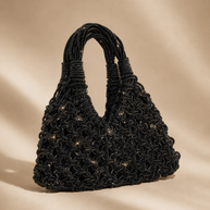 Knots by nada V-Knot Bag - Black