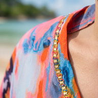 Kaafmoon Breeze Mandarin Dress