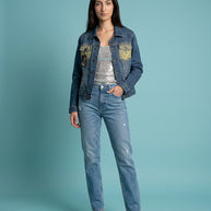 By Carmenzo Magic star jeans jacket