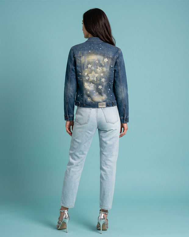 By Carmenzo Magic star jeans jacket