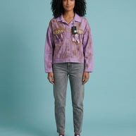 By Carmenzo pink vibes jeans jacket