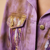 By Carmenzo pink vibes jeans jacket