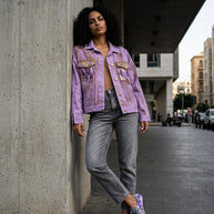 By Carmenzo pink vibes jeans jacket