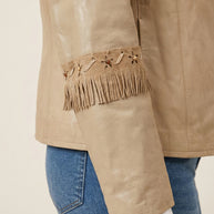 By Carmenzo Vanilla Scoop leather jacket
