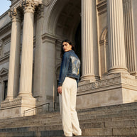 By Carmenzo peace and love jacket jeans