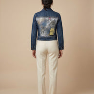 By Carmenzo peace and love jacket jeans