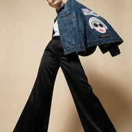 By Carmenzo love yourself denim jeans jacket