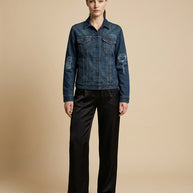 By Carmenzo love yourself denim jeans jacket
