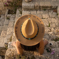 By Carmenzo Turquoise Majesty Hat