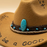 By Carmenzo Turquoise Majesty Hat